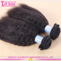Série 6A dupla tramas tangle livre 100% in natura cabelo reto kinky weave do cabelo malaio distribuidores por atacado